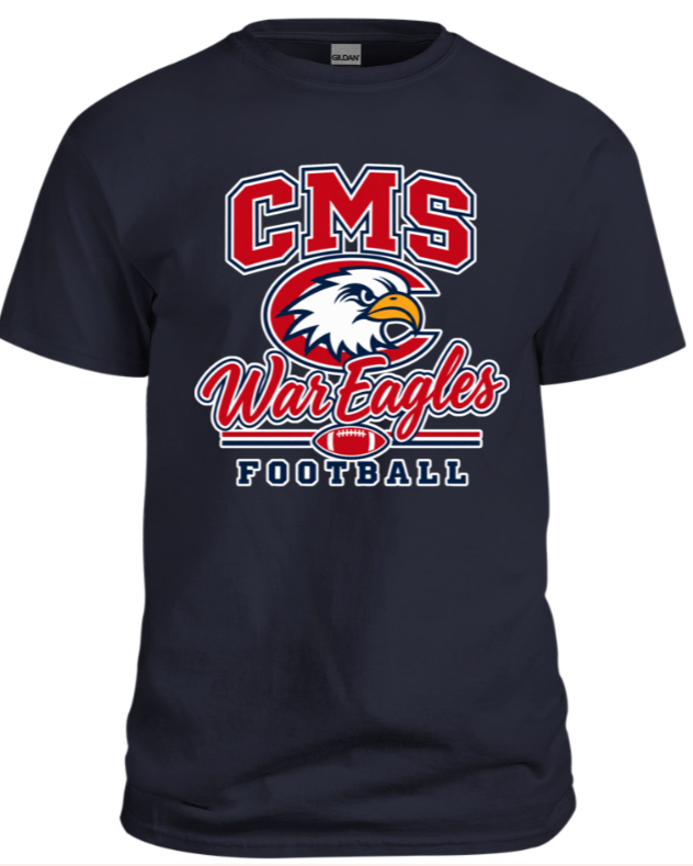 navy cms football shirt